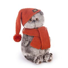 Мягкая игрушка BUDI BASA "В вязаном шарфе" 19см