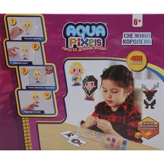 Набор для творчества Aqua Pixels, 480 деталей "Снежная королева"