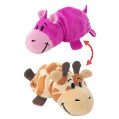 Игрушка-вывернушка "Бегемот-жираф" 12 см