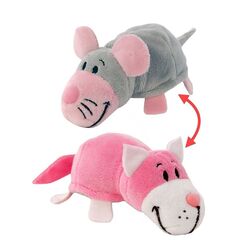 Игрушка-вывернушка "Мышка-кошка" 12 см