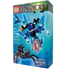 Конструктор KSZ "Акида-Тотемное животное Воды", 120 деталей