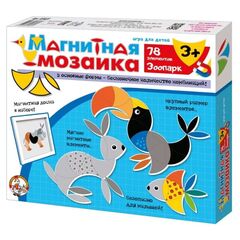 Магнитная мозаика "Зоопарк", 78 элементов