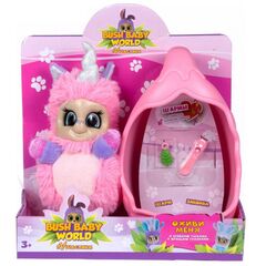 Игрушка "Bush Baby World. Пушастики" Единорог Ула со спальным коконом