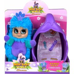 Игрушка "Bush Baby World. Пушастики" Павлин Паола со спальным коконом
