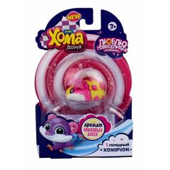Игрушка хомячок розовый "Хома дома" с ароматом лимонных долек