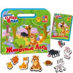 Магнитики "Животные леса" 10 шт