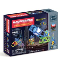 Магнитный конструктор MAGFORMERS Magic Space, 55 деталей