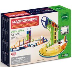 Магнитный конструктор MAGFORMERS Sky Track Adventure set 64 детали