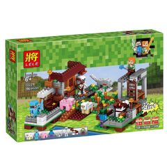 Конструктор Lele "Майнкрафт. Ранчо", 390 деталей