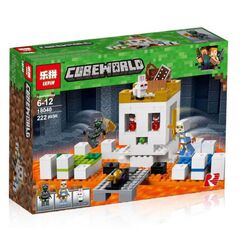 Конструктор Lepin "Майнкрафт. Арена-череп", 222 детали