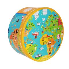 Пазл SCRATCH "Карта мира" 150 деталей, 91 см на 48,5 см