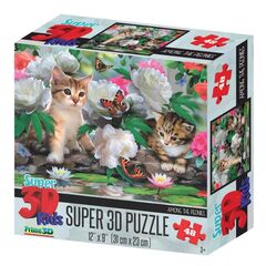 Стерео пазл PRIME 3D "Котята" 48 деталей