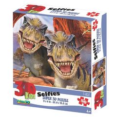 Стерео пазл PRIME 3D "Ти-Рекс селфи", 50 деталей