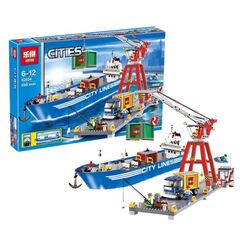 Конструктор Lepin "Грузовой порт", 695 деталей