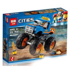 Конструктор Lepin "Монстр-трак", 215 деталей
