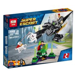 Конструктор Lepin "Супермен и Крипто объединяют усилия", 223 детали