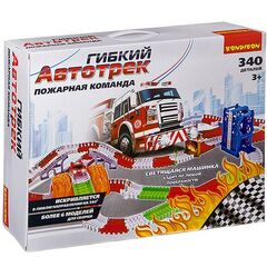 Гибкий трек "Пожарная команда" 340 деталей