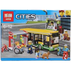 Конструктор Lepin "Автобусная остановка", 377 деталей