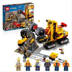 Конструктор Lepin "Шахта", 989 деталей
