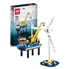 Конструктор Lepin "Ветряная электростанция Borkum Riffgrund 1", 599 деталей