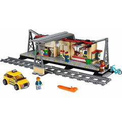 Конструктор Lepin "Железнодорожная станция", 456 деталей