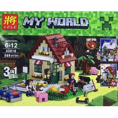 Конструктор Lele "My world" 3 в 1, 569 деталей