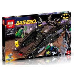 Конструктор Lepin "Бэтман. Ридлер и Убежище Бэйна", 673 детали