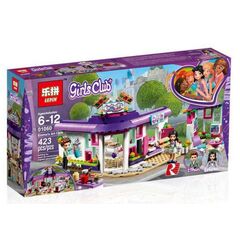 Конструктор Lepin "Друзья. Арт-кафе Эммы", 423 детали