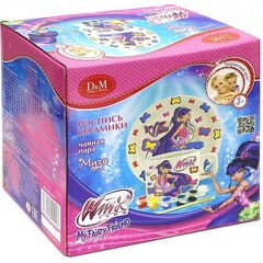Роспись керамики "Чайная пара. Winx"
