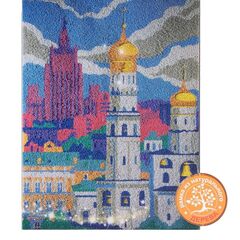 Фреска "Города. Золотые купола"