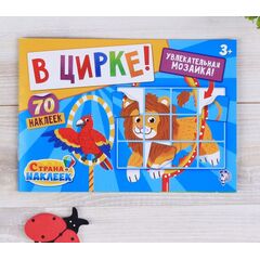 Книга с наклейками "В цирке"
