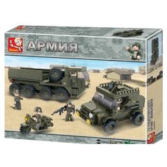 Конструктор Sluban "Армия", 455 деталей