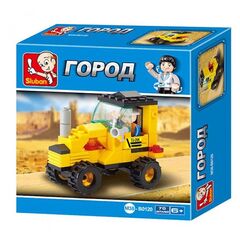 Конструктор Sluban "Трактор", 70 деталей