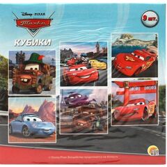 Кубики "Тачки", 9 элементов