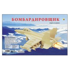 Сборная модель из дерева "Бомбардировщик"