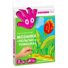 Аппликация "Цветочная поляна"