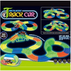 Гибкий трек "Magic Tracks" 150 деталей, 1 машинка, светящийся