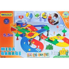 Игровой набор WADER 53130 Kid Cars 3D "Мега гараж"