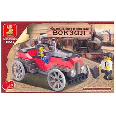 Конструктор "Старинный автомобиль", 95 деталей