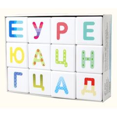 Кубики "Веселые Буквы" без обклейки