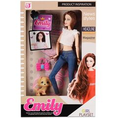 Кукла Emily "Прогулка с любимчиком"