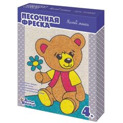 Песочная картинка "Милый мишка"
