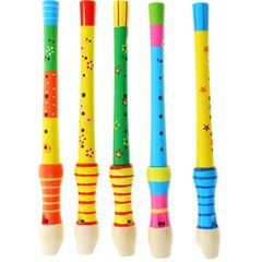 Музыкальная игрушка из дерева "Дудочка большая"