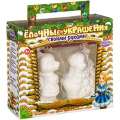 Набор для росписи елочных украшений "Собачки"