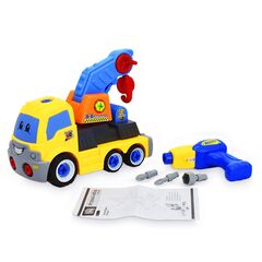 Игровой набор Bebelot "Автокран" 28см + шуруповерт