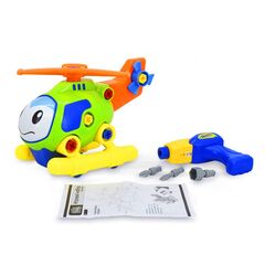 Игровой набор Bebelot "Вертолет" 28см + шуруповерт