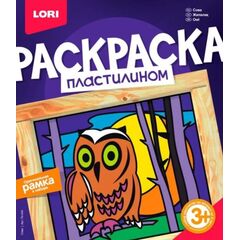 Картина из пластилина "Сова"