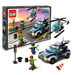 Конструктор Brick "Полиция", 394 детали