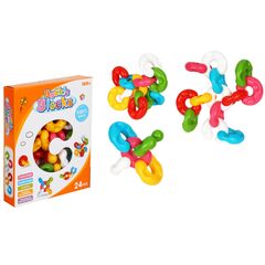 Конструктор-головоломка для малышей "Buckle Blocks", 24 детали