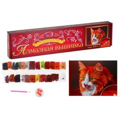 Алмазная вышивка "Рыжий кот"